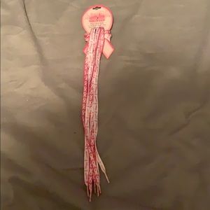 Breast cancer awareness shoelaces